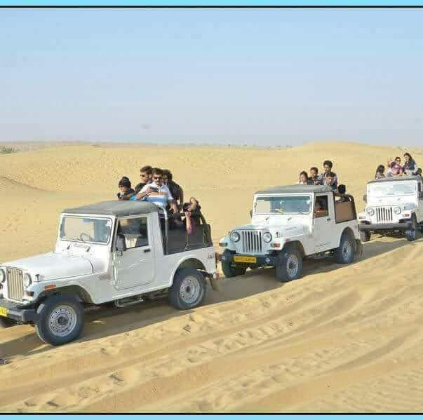 Jeep safari in Jaisalmer